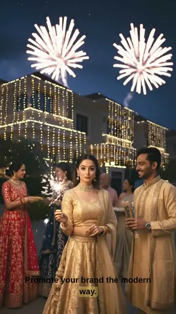 Diwali-Grüße, ein mit AIVeed erstelltes Video